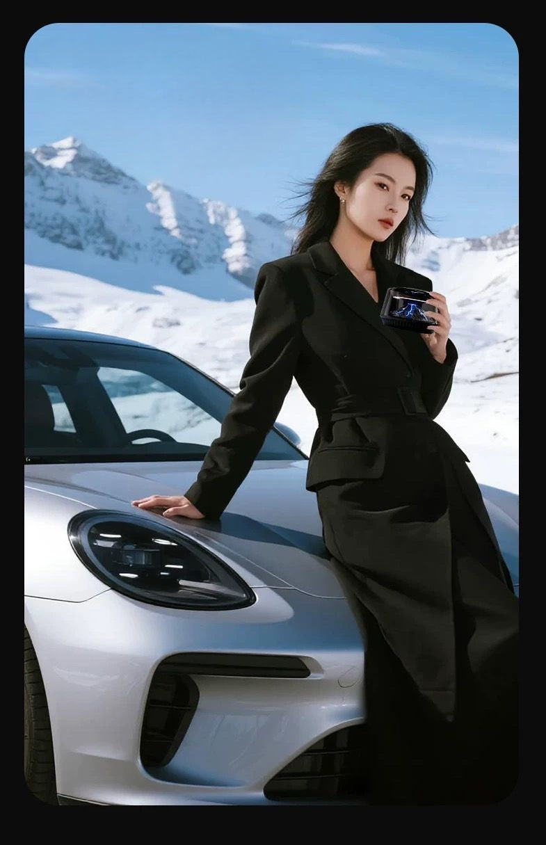The First - created volcano/iceberg cloud - viewing car - mounted aroma, high - end car perfume