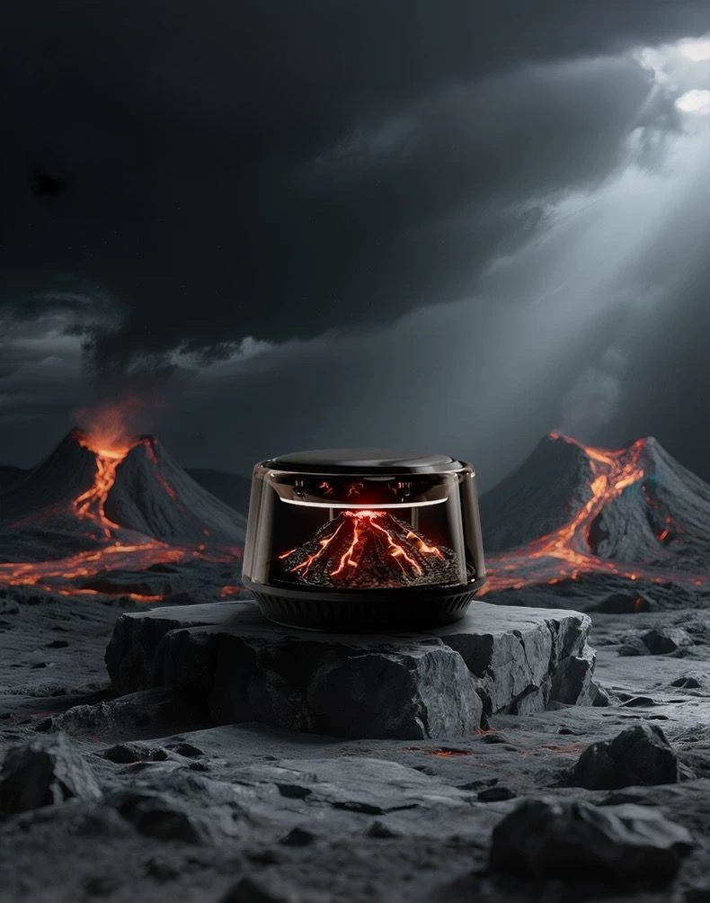 The First - created volcano/iceberg cloud - viewing car - mounted aroma, high - end car perfume