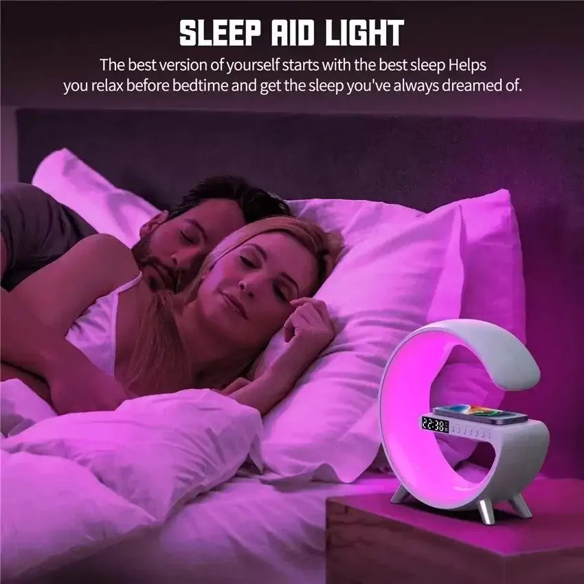 Multifunctional Bluetooth RGB Wireless Charger Lamp