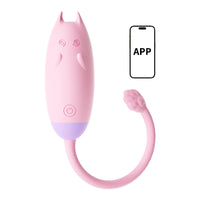 Pink cat oval shape (controlled by mobile phone)
