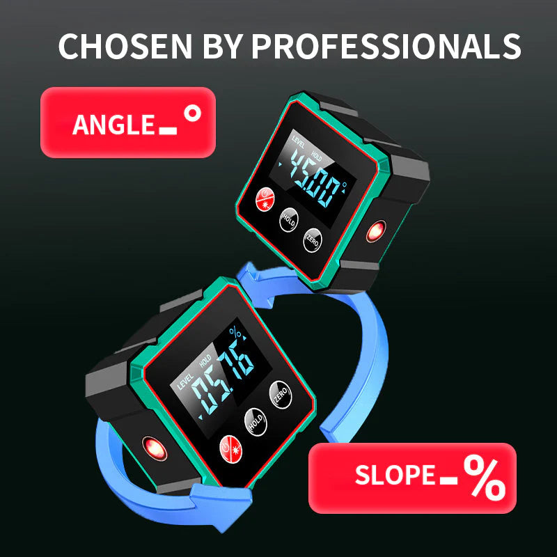 đ ď¸Magnetic digital angle meter with electronic laser