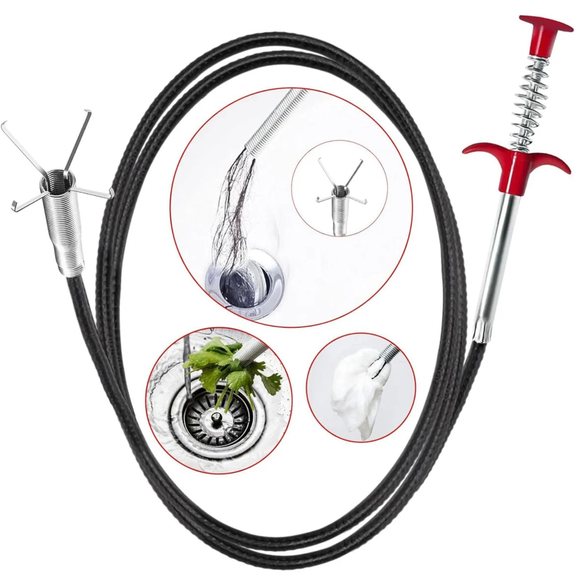 Sewer cleaning hook & No Need For Chemicals