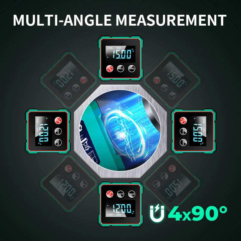 đ ď¸Magnetic digital angle meter with electronic laser