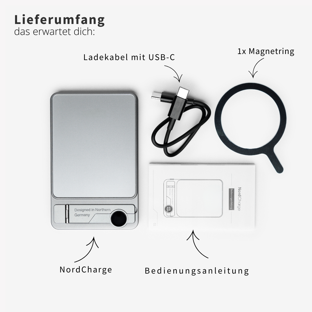 Magsafe - magnetic power bank with overheating protection