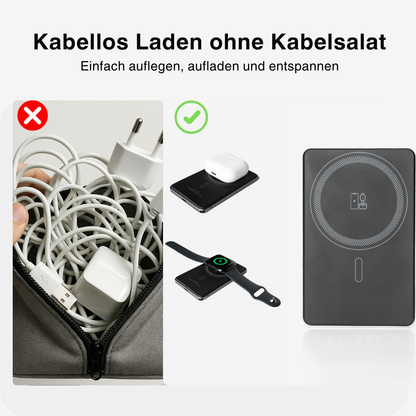 Magsafe - magnetic power bank with overheating protection