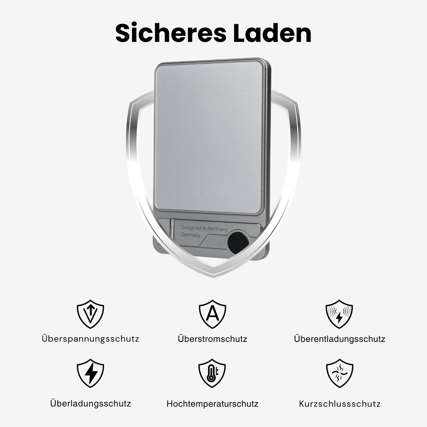 Magsafe - magnetic power bank with overheating protection