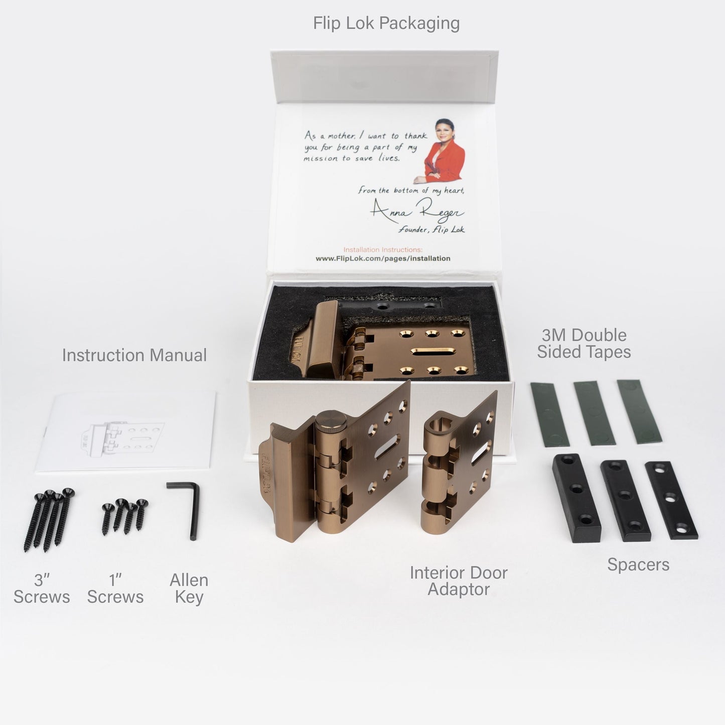 Anti-Theft Drill-Free Heavy-Duty Lock Catch