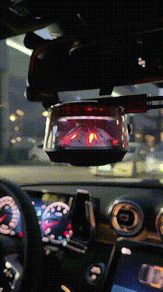 The First - created volcano/iceberg cloud - viewing car - mounted aroma, high - end car perfume