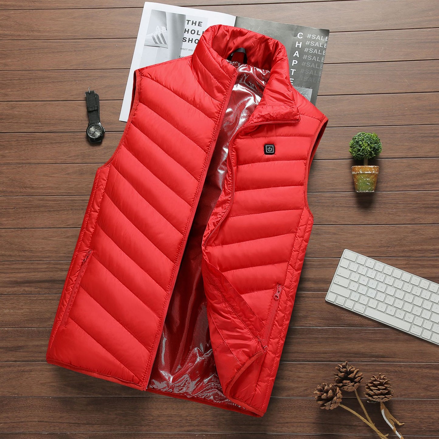 🔥 USB Heated Vest — Smart Temperature Control Winter Essential