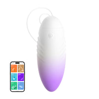 Purple oval shape （controlled by mobile phone）