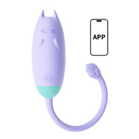 Purple cat oval shape （controlled by mobile phone）