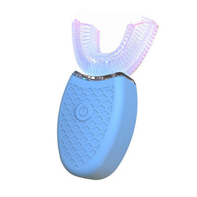 ✨LAST DAY UP 60% OFF✨FDA-Cleared U-Shaped Ultrasonic Cleaner w/ Blue Light (Dentist-Approved!)