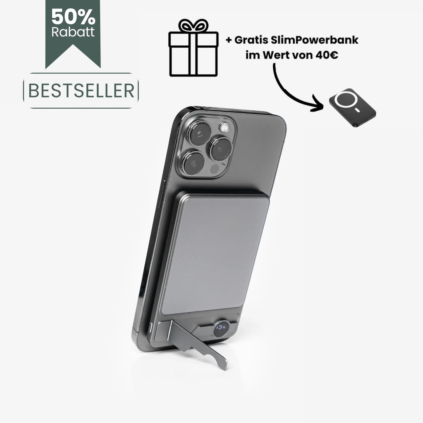 Magsafe - magnetic power bank with overheating protection