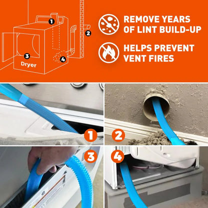 New Arrival - Dryer Vent Cleaning Kit, Efficient Cleaning,Thickening and lengthening