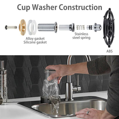 Glass Rinser - Sparkling Clean Glasses in Seconds!
