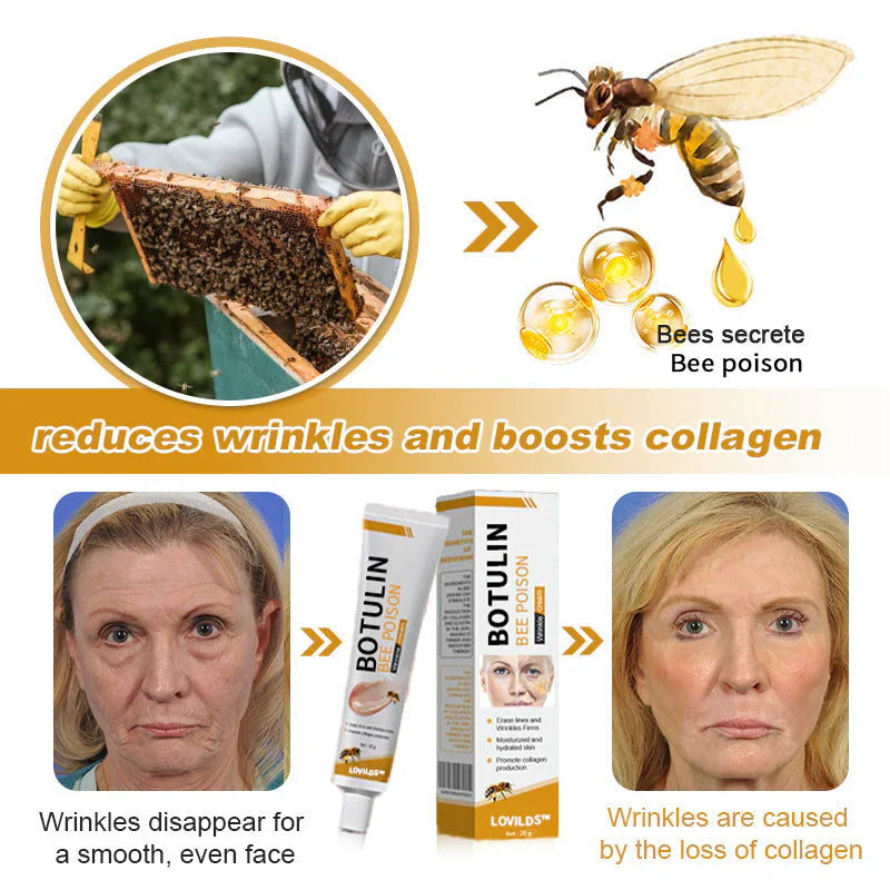 Wavdra® Official Store LOVILDS™ Bee Venom Lifting Cream Certified by the USA Society of Cosmetic Dermatology (ASCD)