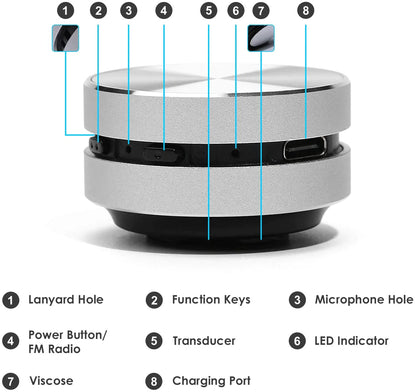 Pocket Bone Conduction Bluetooth Speaker