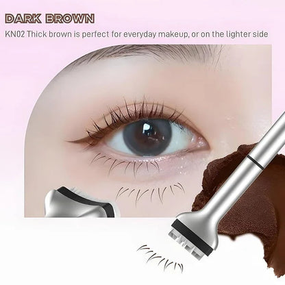 😍Double-headed lower eyelash seal is natural and durable, waterproof, sweaty, eyeliner, hand-mutilated, and the lower eyelash artifact.