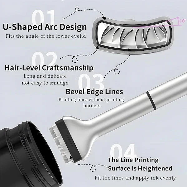 😍Double-headed lower eyelash seal is natural and durable, waterproof, sweaty, eyeliner, hand-mutilated, and the lower eyelash artifact.
