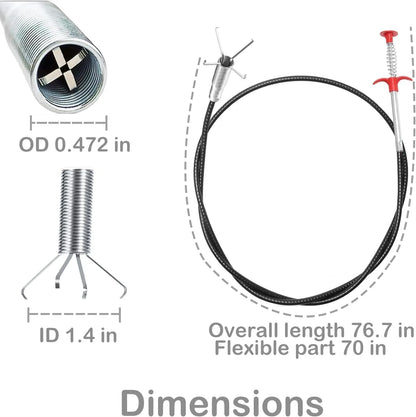 Sewer cleaning hook & No Need For Chemicals