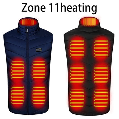 🔥 USB Heated Vest — Smart Temperature Control Winter Essential