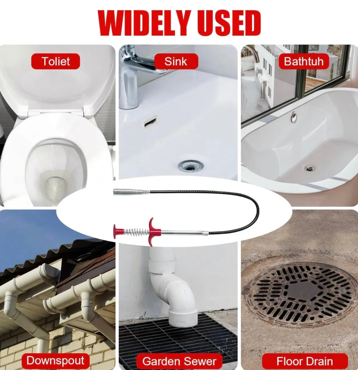 Sewer cleaning hook & No Need For Chemicals