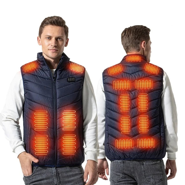 🔥 USB Heated Vest — Smart Temperature Control Winter Essential