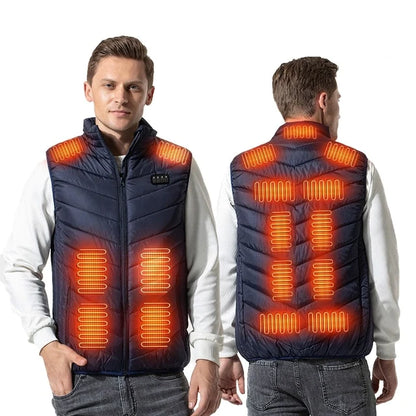 🔥 USB Heated Vest — Smart Temperature Control Winter Essential