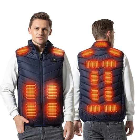 🔥 USB Heated Vest — Smart Temperature Control Winter Essential